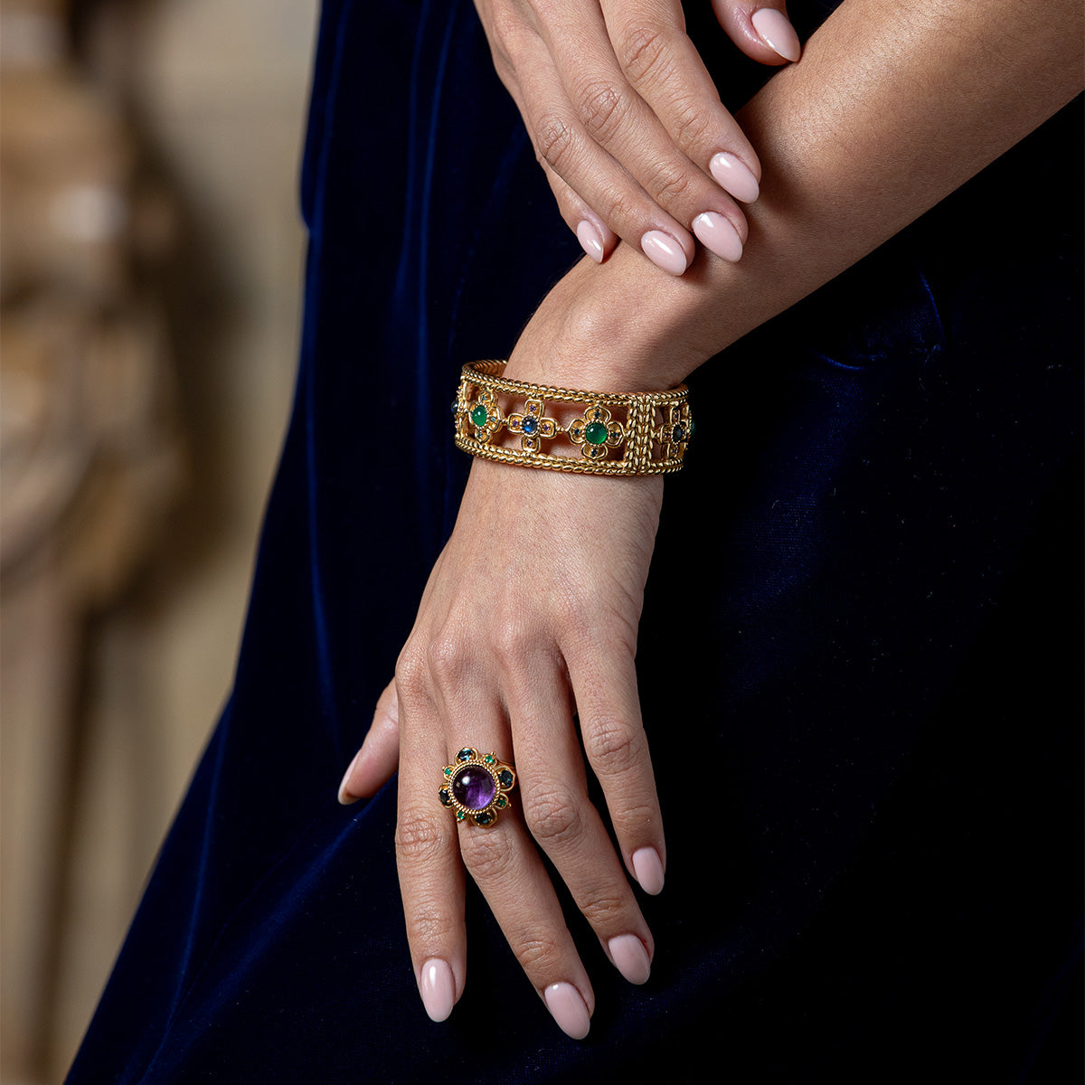 Contessa Belle Nuit Ring - Multi - Image 5