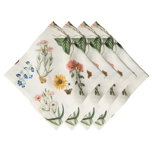 Floral Garden Napkin Set/4 - Multi