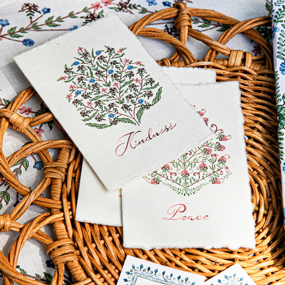 Villa Seville Note Card Assorted Set/6 - Chambray - Image 4
