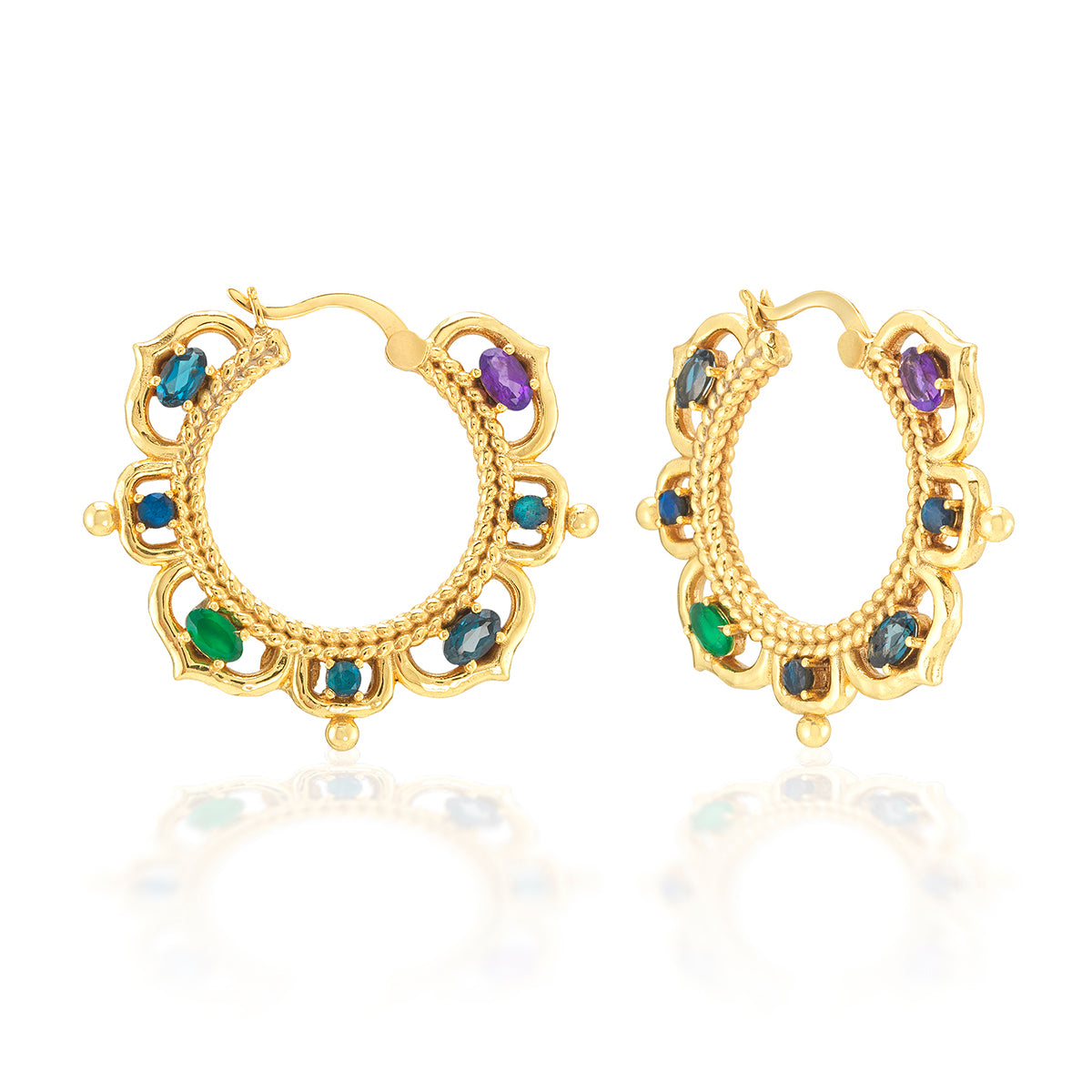 Contessa Hoop Earrings - Multi