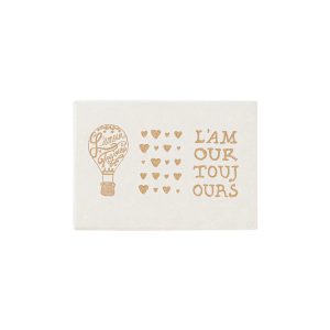 L'Amour Toujours Note Card Assorted Set/6 - Gold