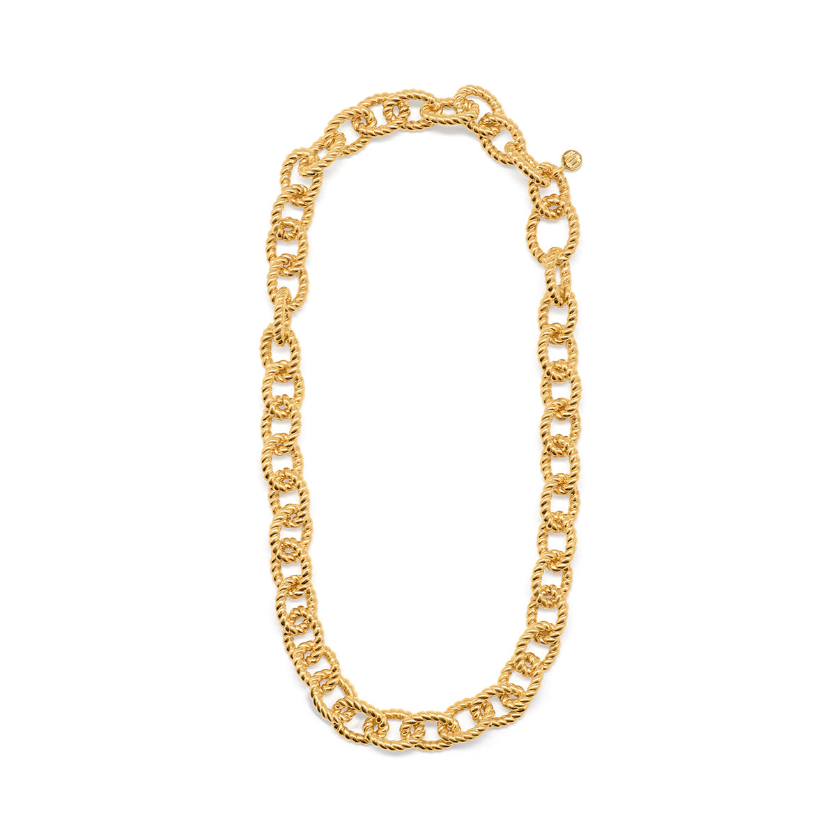 Victoria Small Chain Necklace. 18 - Gold - Image 3