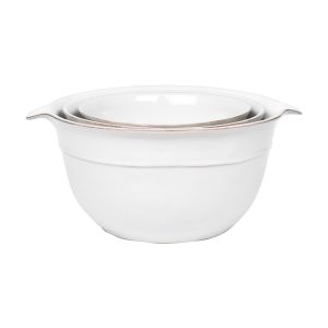 Puro Nesting Serving Bowl Set/3pc - Whitewash