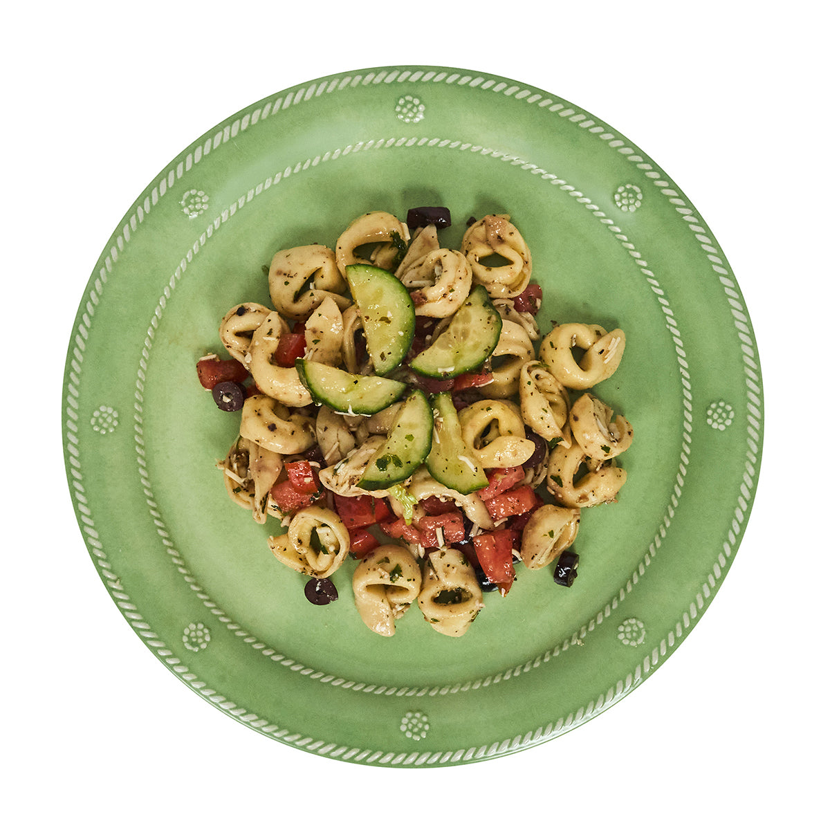 Berry & Thread Melamine Dinner Plate Set/4 - Seagrass - Image 2