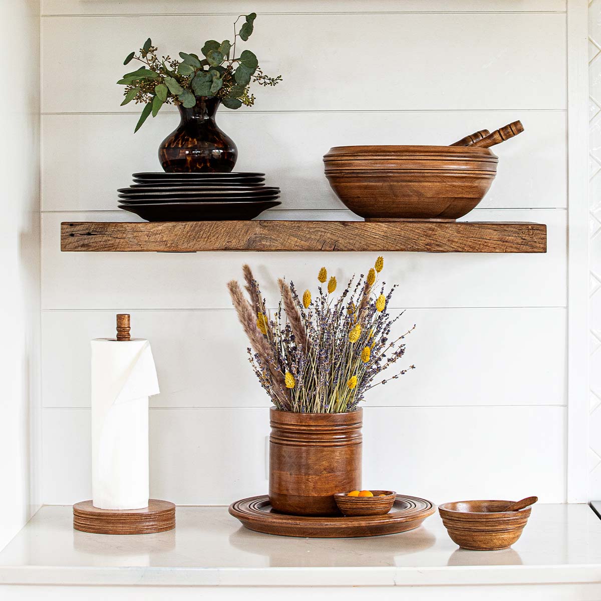 Bilbao Wood Nesting Bowl Set/3pc - Image 6