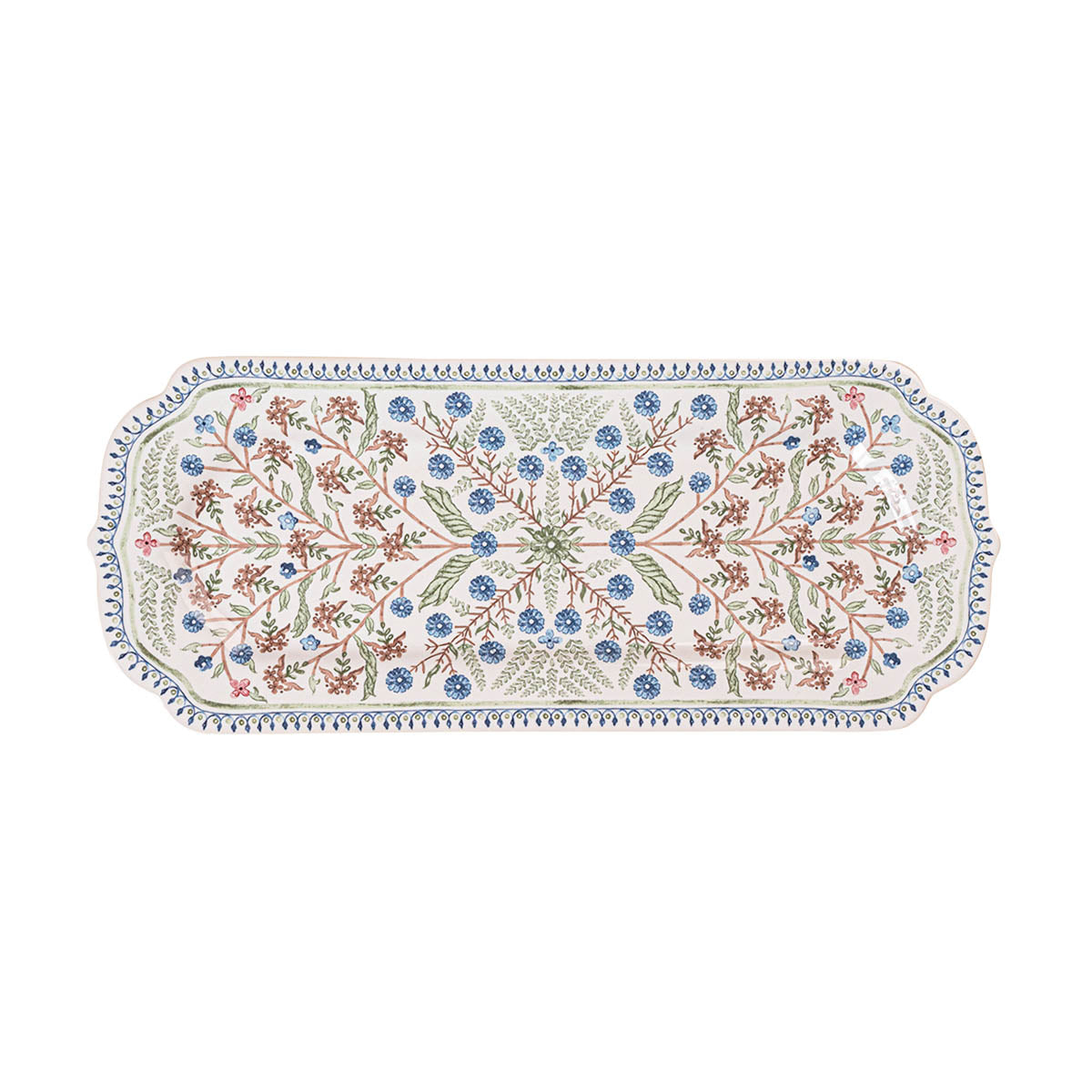 Villa Seville 15 Hostess Tray - Chambray