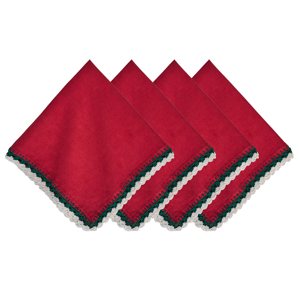 Isadora Napkin Set/4- Red