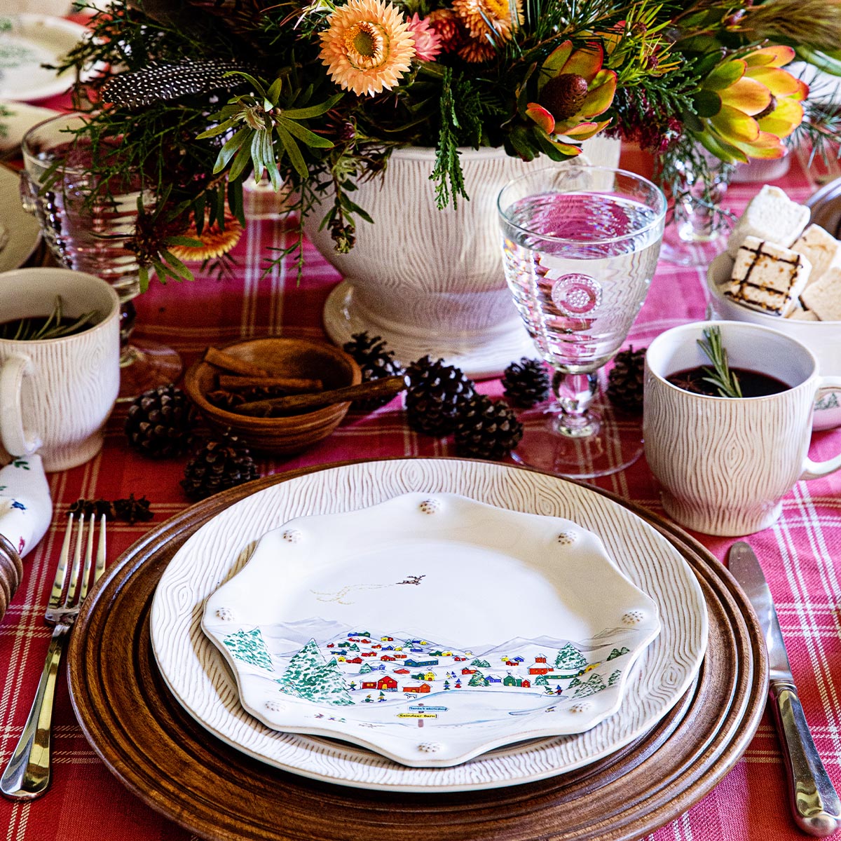 Berry & Thread North Pole Dessert/Salad Plate - Image 4