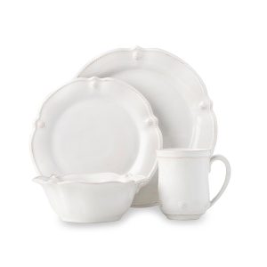 Berry & Thread Flared 4pc Place Setting - Whitewash