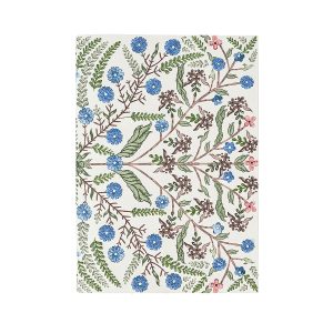 Villa Seville Embroidered 7 x 10 Paper Journal - Chambray