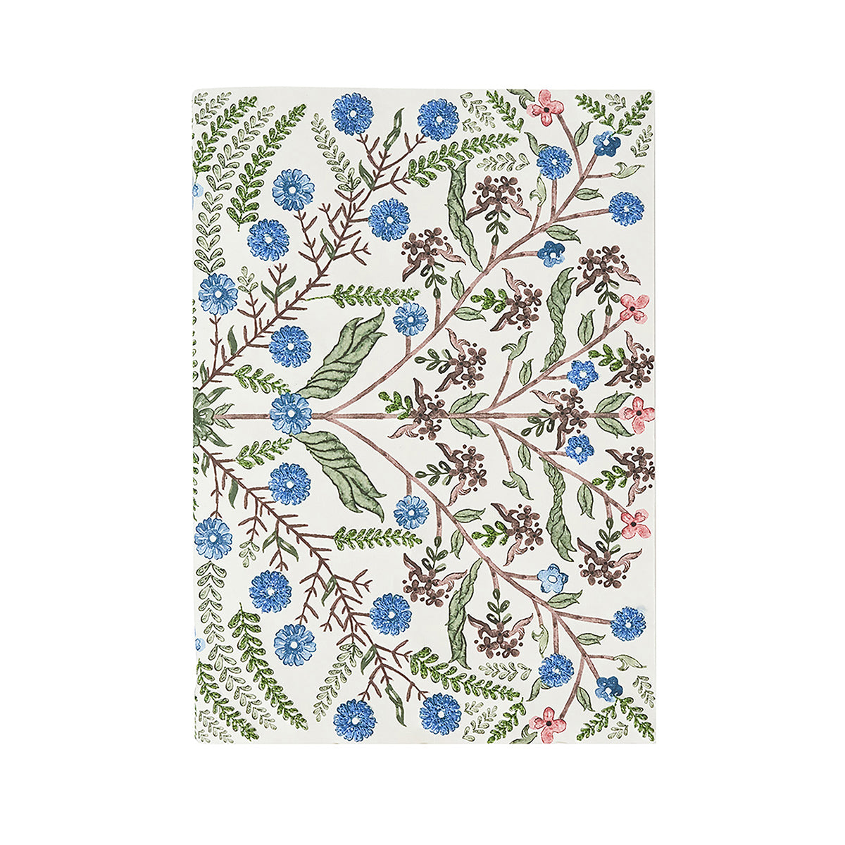 Villa Seville Embroidered 7 x 10 Paper Journal - Chambray