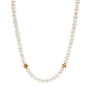 Berry Single Strand Necklace. 16+2'' - Pearl