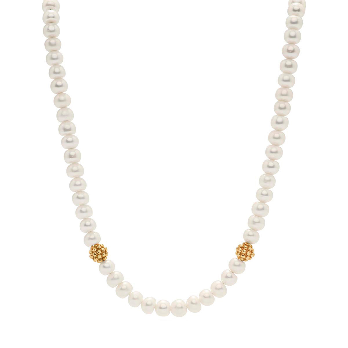 Berry Single Strand Necklace. 16+2'' - Pearl