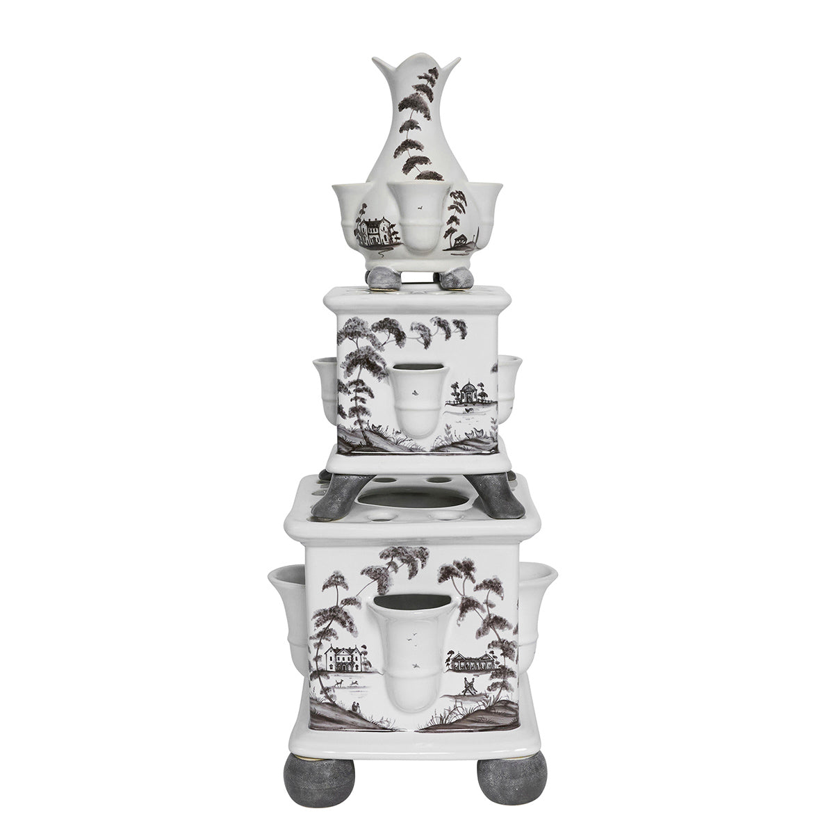 Country Estate Tulipiere Tower Set/3pc - Flint Grey - Image 3