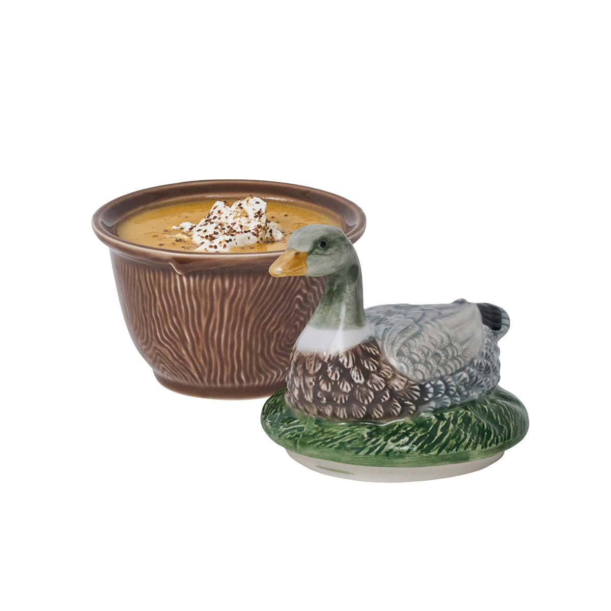 Forest Walk Duck Bowl with Lid - Multi - Image 2