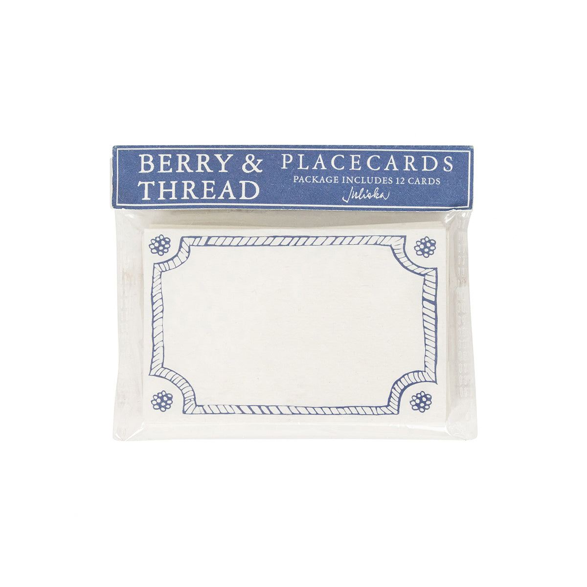 Berry & Thread Place Card Set/12 - Chambray - Image 3