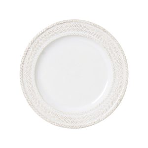 Le Panier Dessert/Salad Plate - Whitewash