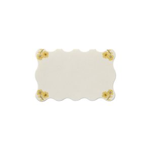 Berry & Thread Thistle Place Card Set/12 - Gold/Silver