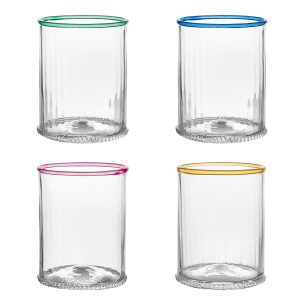 Nell Double Old Fashioned Assorted Set/4 - Multi