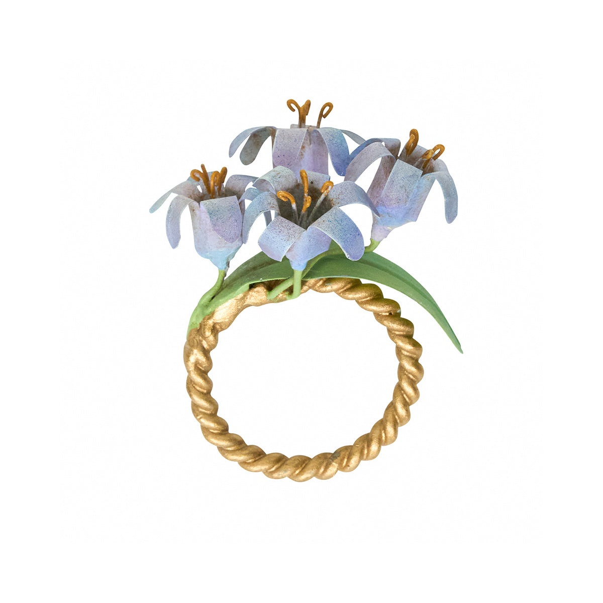 Meadow Walk Floral Napkin Ring Assorted Set/4 - Multi - Image 10