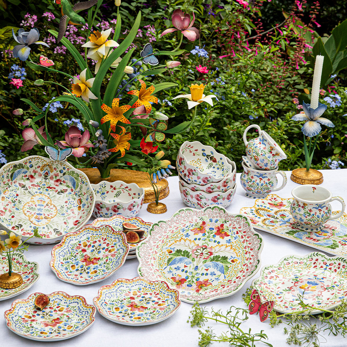 Sofia Side/Cocktail Plate Set/4 - Multi - Image 7
