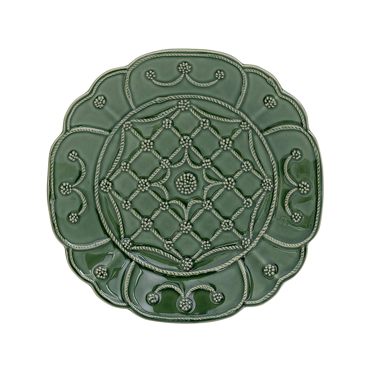 Jardins du Monde Dessert/Salad Plate Assorted Set/4 - Basil - Image 10