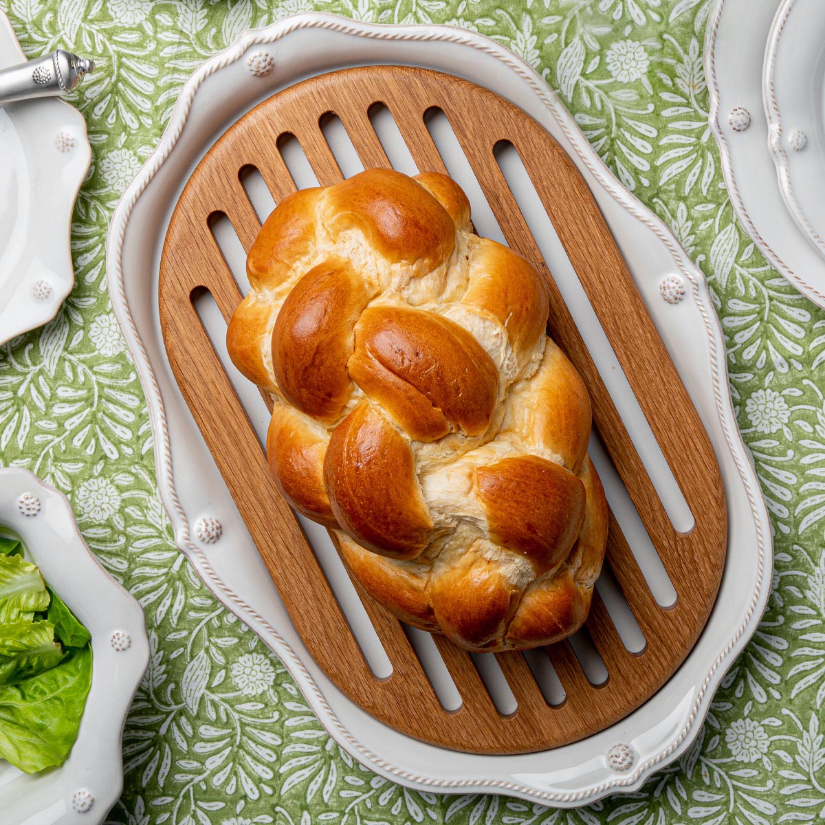 Berry & Thread Challah Board - Whitewash - Image 3