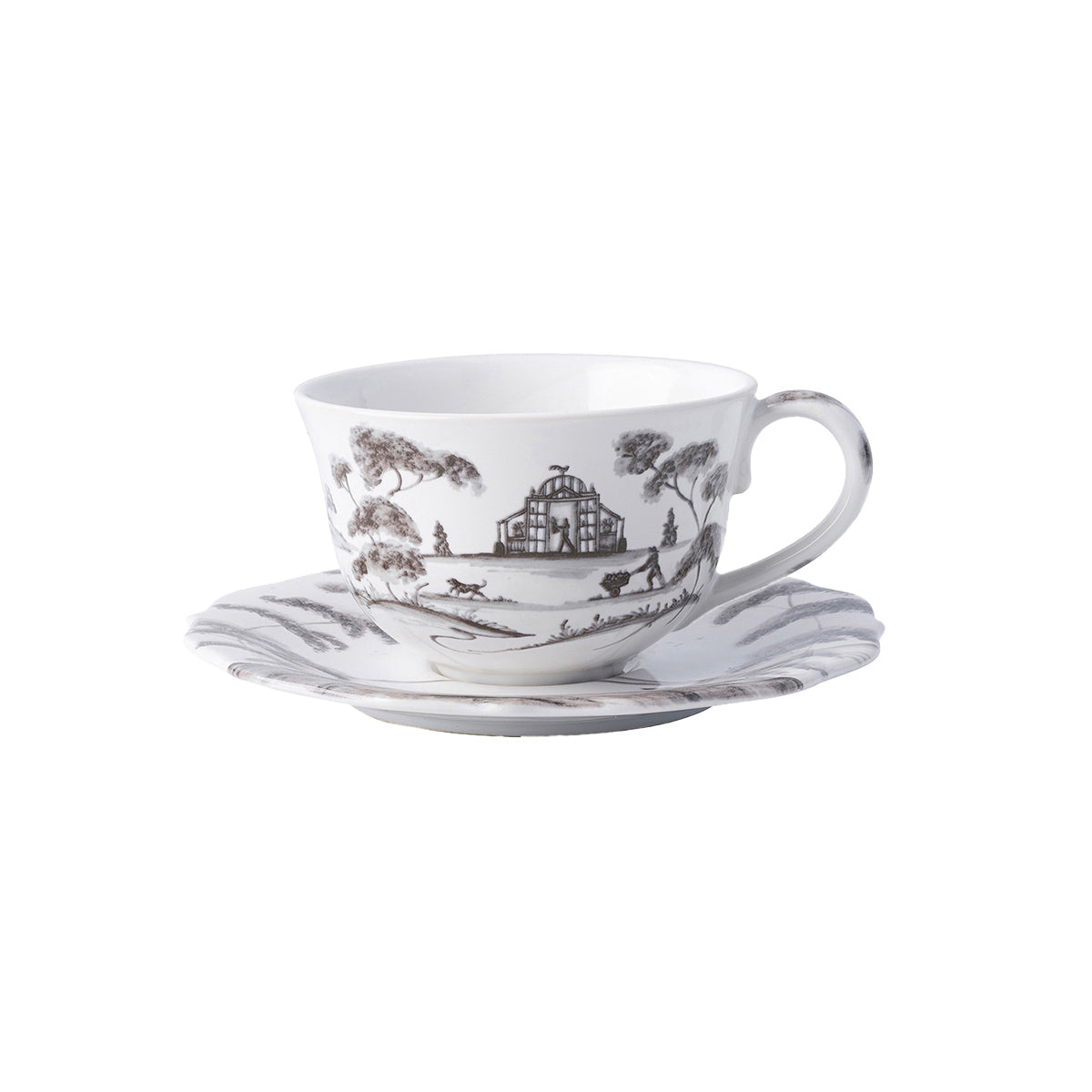 Country Estate Saucer - Flint Grey - Image 2