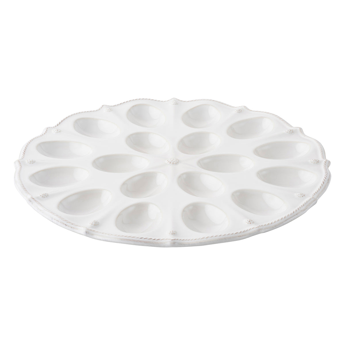 Berry & Thread 13 Deviled Egg Platter - Whitewash