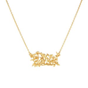 Meadow Cluster Necklace. 16 - Gold