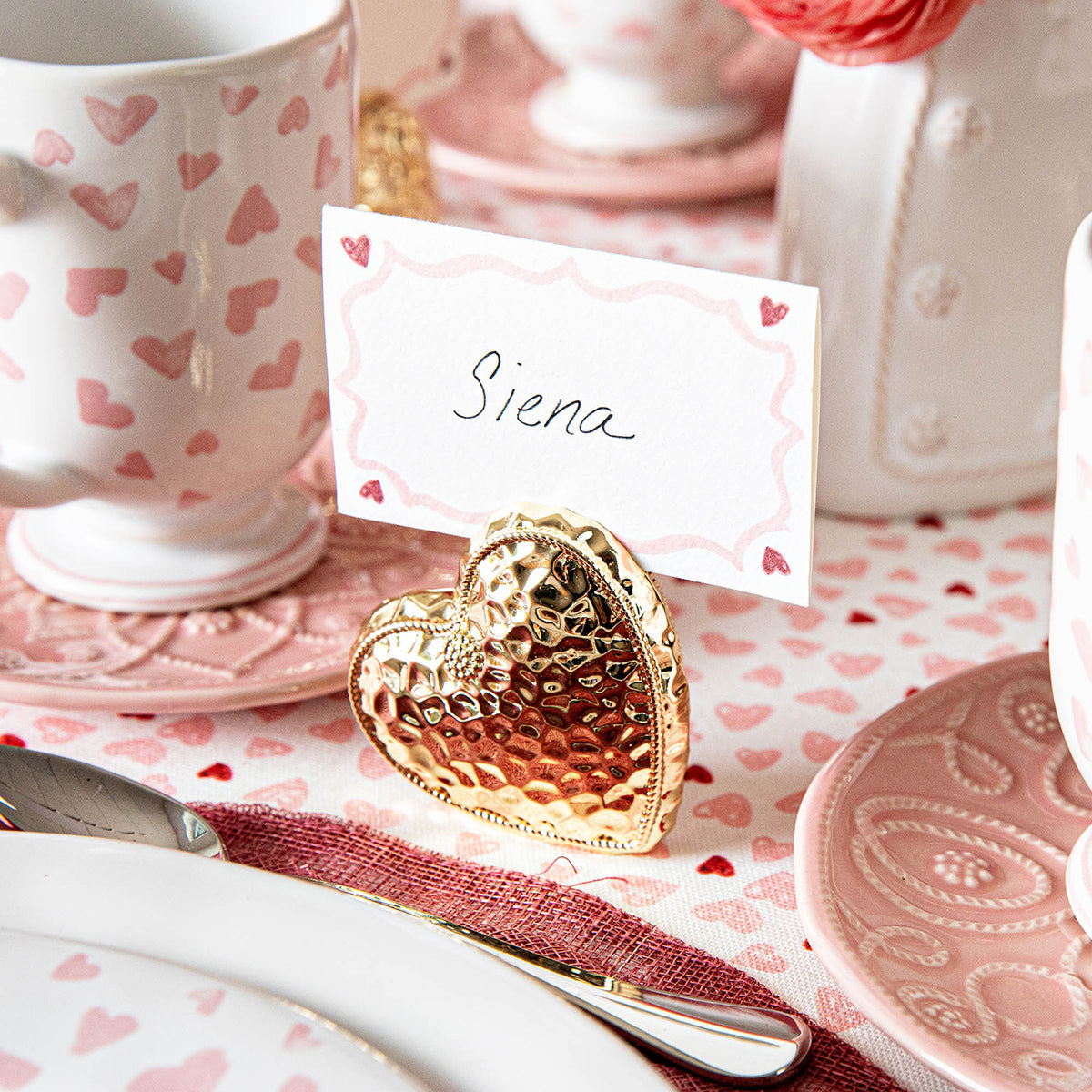 Love You More Place Card Set/12 - Pink - Image 4