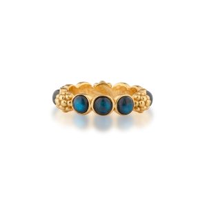 Berry Gem Ring - Blue Labradorite