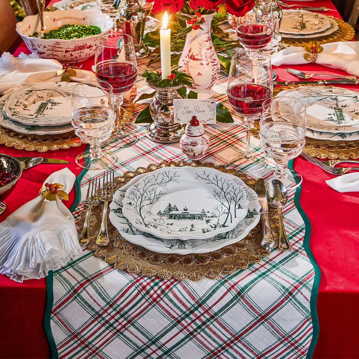 Merry Tartan 18 x 90 Table Runner - Image 3
