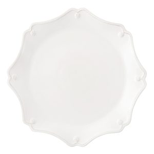 Berry & Thread Scalloped Charger/Platter – Whitewash
