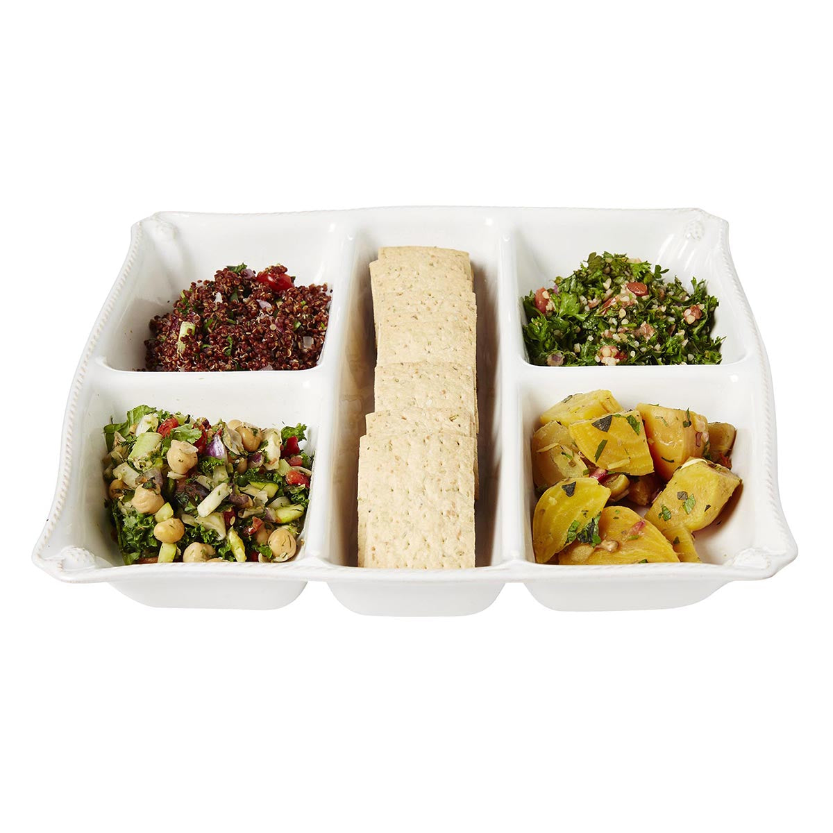 Berry & Thread Appetizer Platter - Whitewash - Image 2