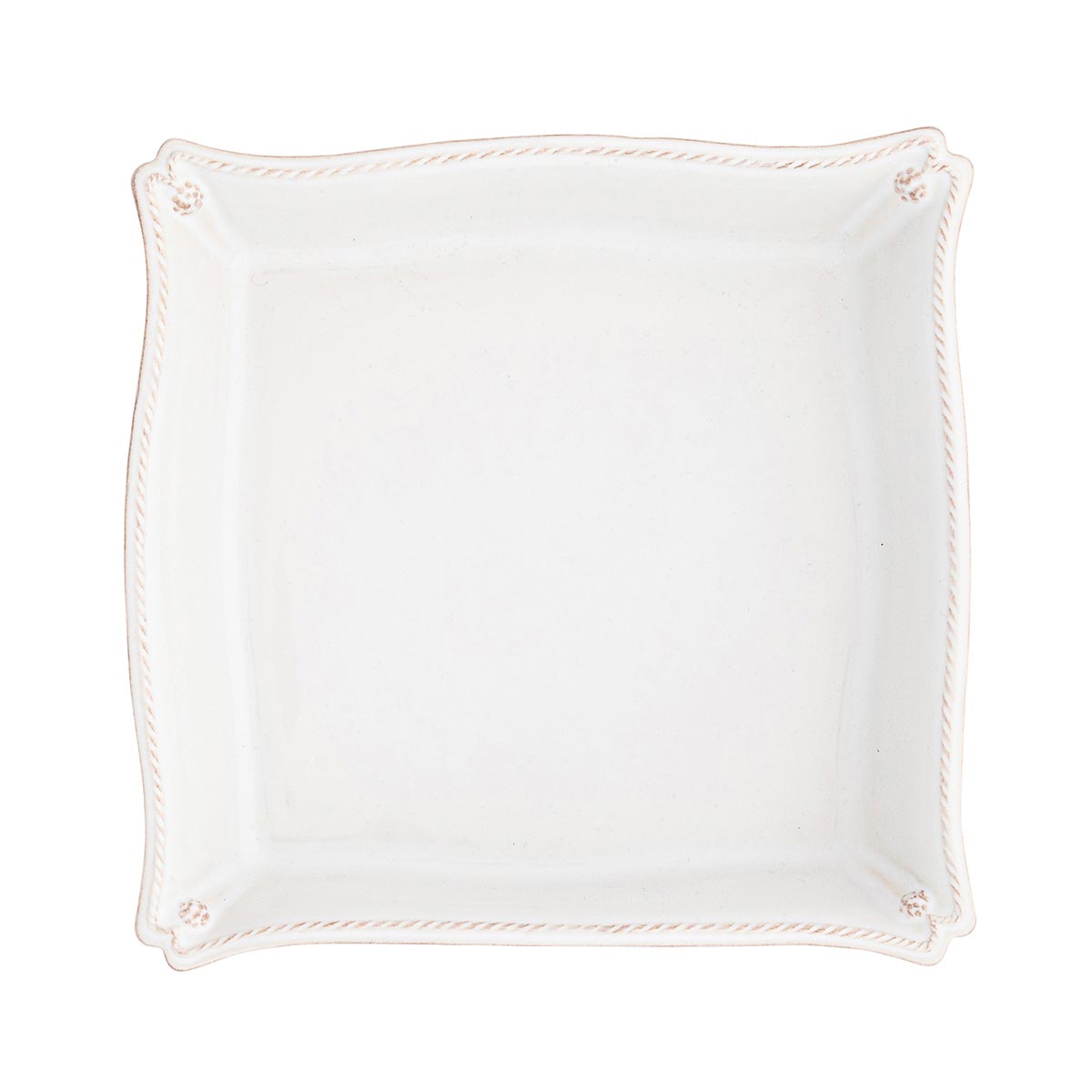 Berry & Thread Matzoh Plate - Whitewash - Image 2