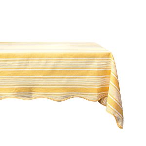 Cabana Stripe 60 x 120 Tablecloth - Sunshine