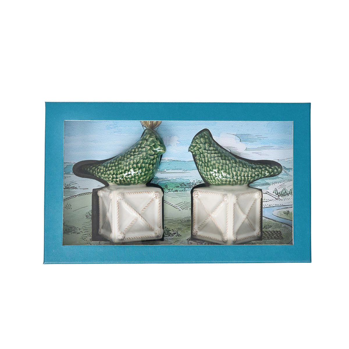 Berry & Thread Bird Topiary Candlestick Set/2 - Multi - Image 2