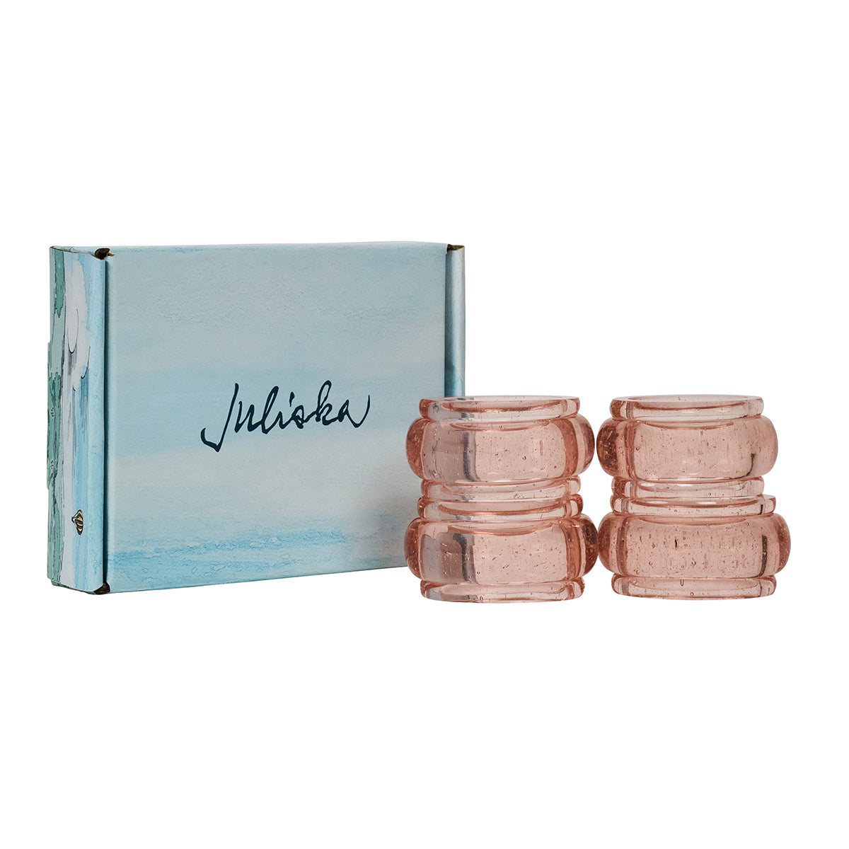 Provence Napkin Ring Set/4 - Blush - Image 2