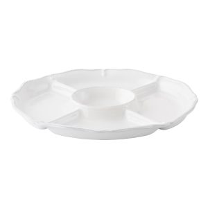 Berry & Thread 15 Crudite Platter - Whitewash