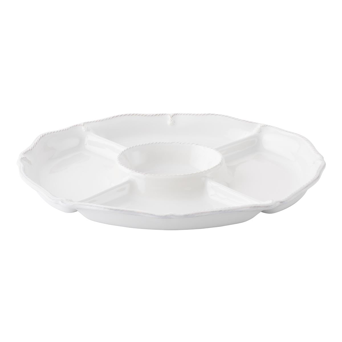 Berry & Thread 15 Crudite Platter - Whitewash