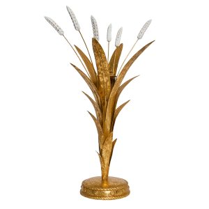 Forest Walk Wheat 17 Candlestick - Gold
