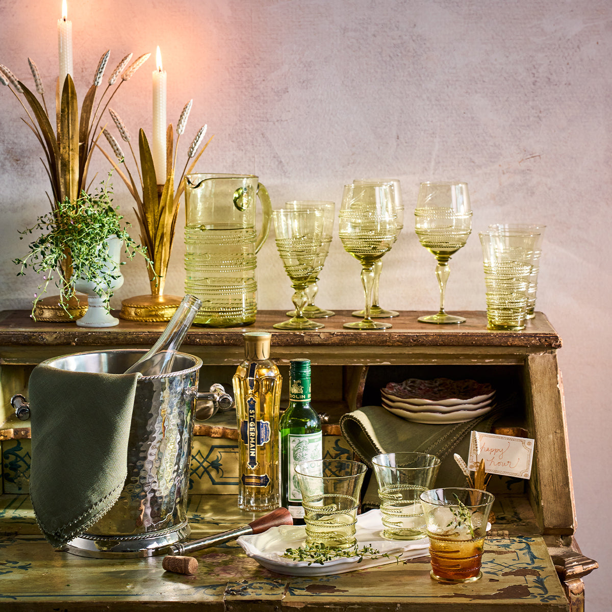 Ella Wine Glass - Green - Image 5