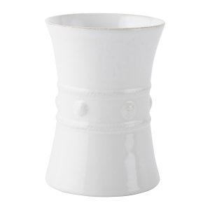Berry & Thread Utensil Crock/Wine Cooler - Whitewash