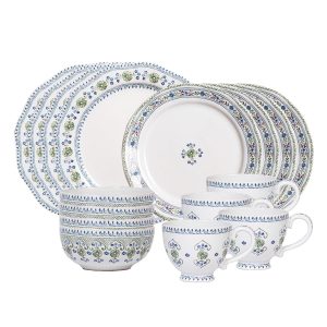 Villa Seville 16pc Place Setting - Chambray