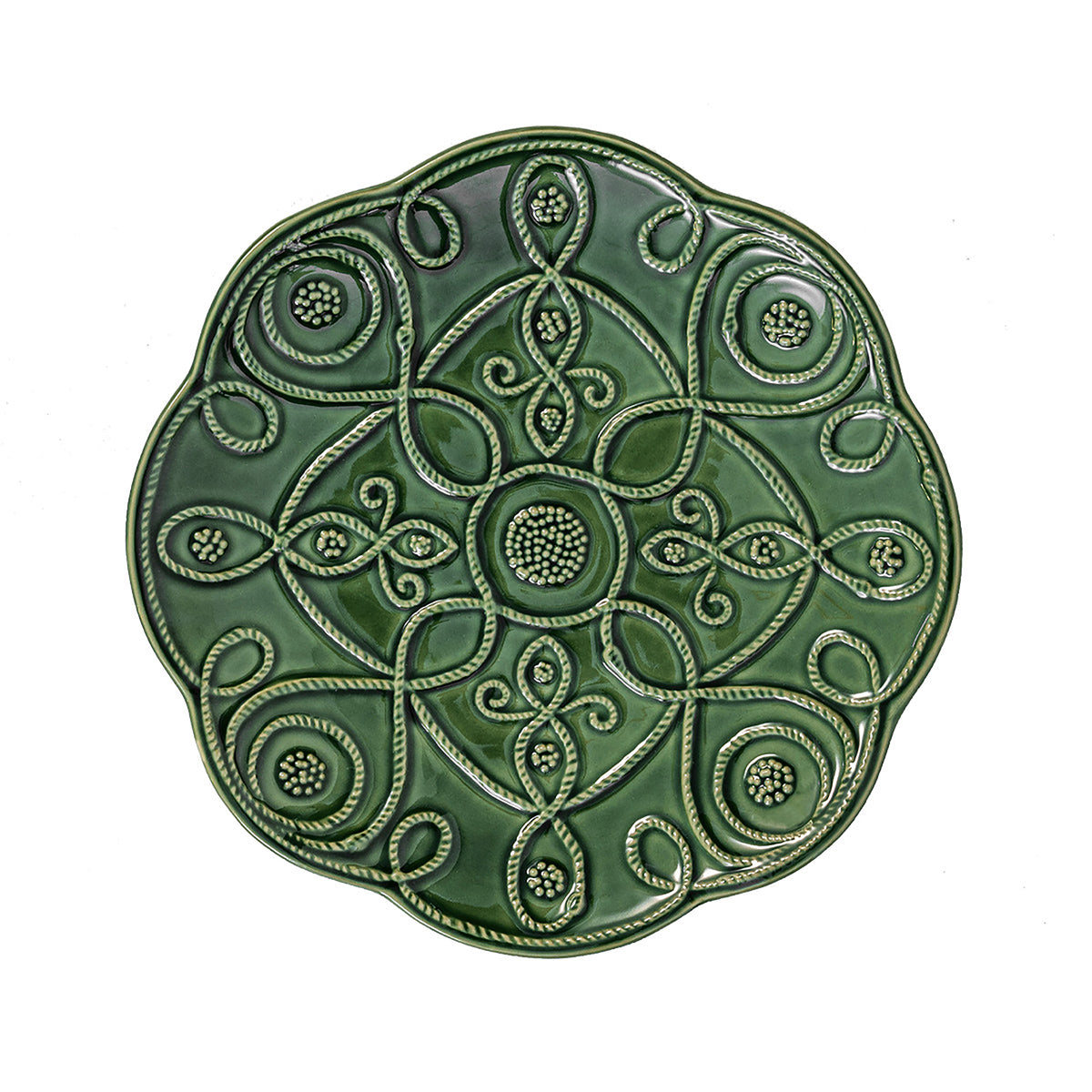 Jardins du Monde Dessert/Salad Plate Assorted Set/4 - Basil - Image 7