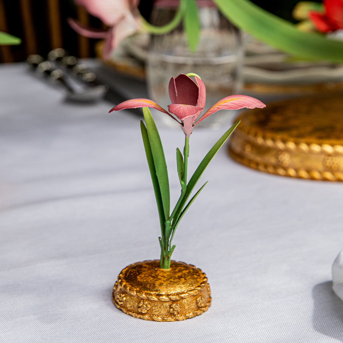 Meadow Walk Iris Place Card Holder - Pink - Image 4