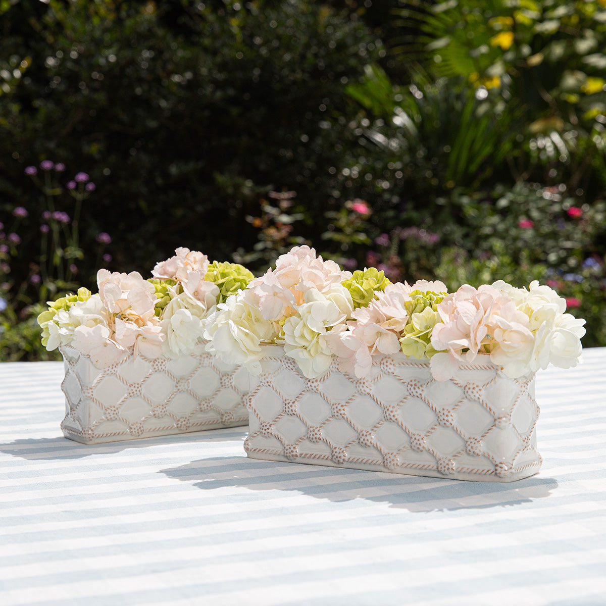 Berry & Thread Petite Parterre Garden 8 Planter Set/2 - Whitewash - Image 3
