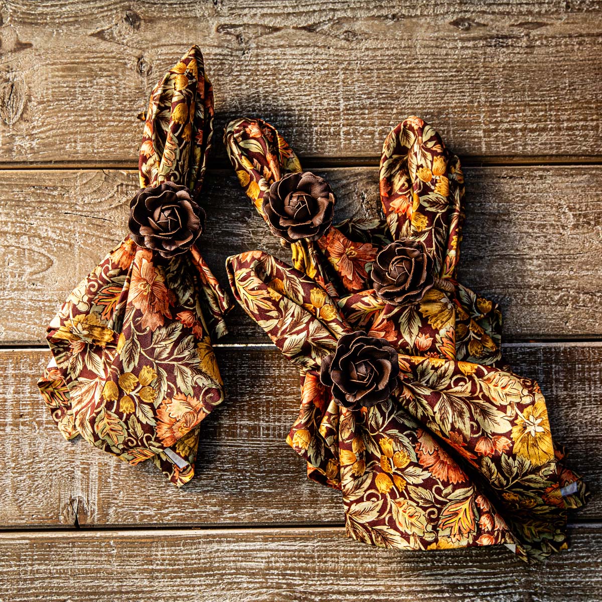Willa Napkin Set/4 - Amber - Image 4