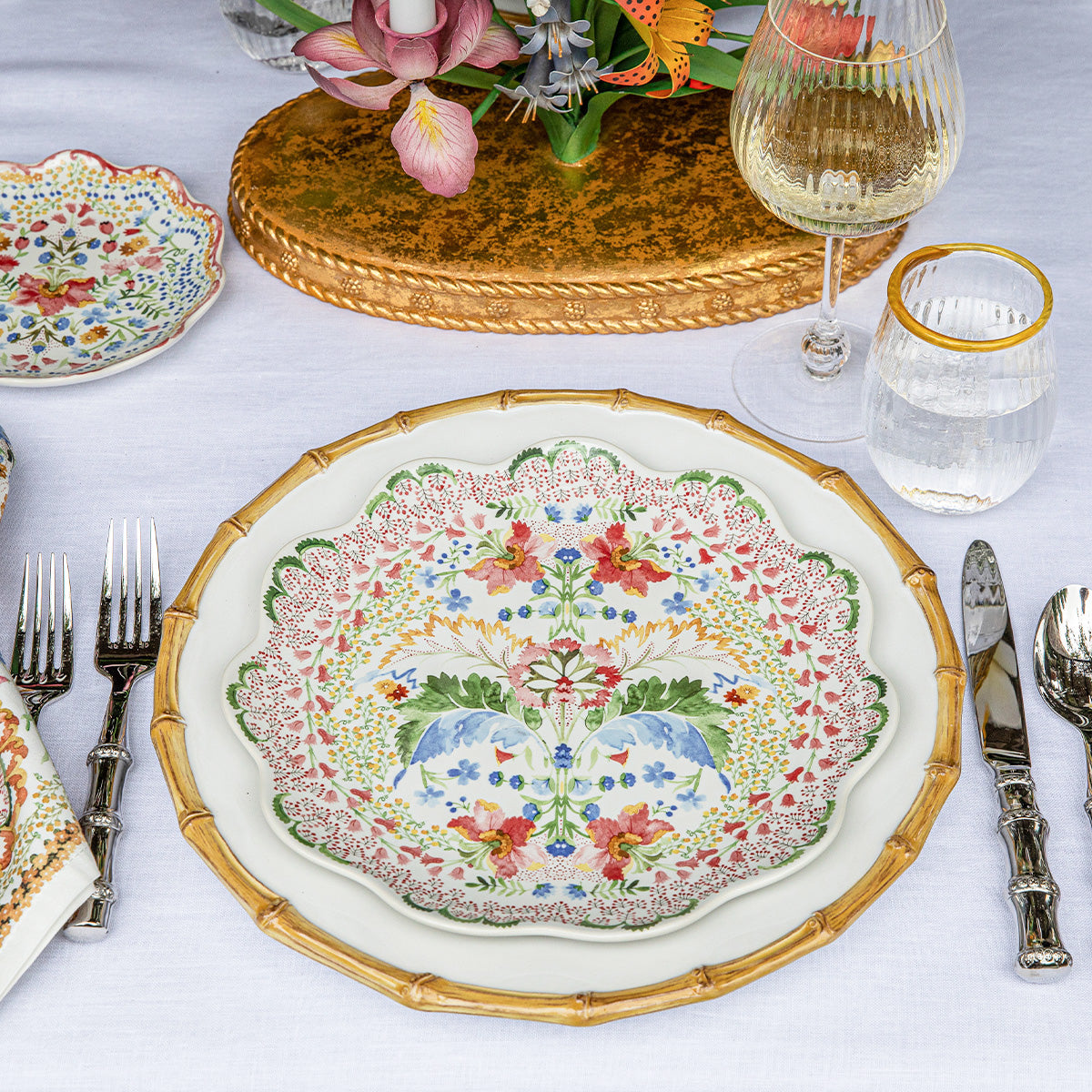 Sofia Dinner Plate - Multi - Image 3
